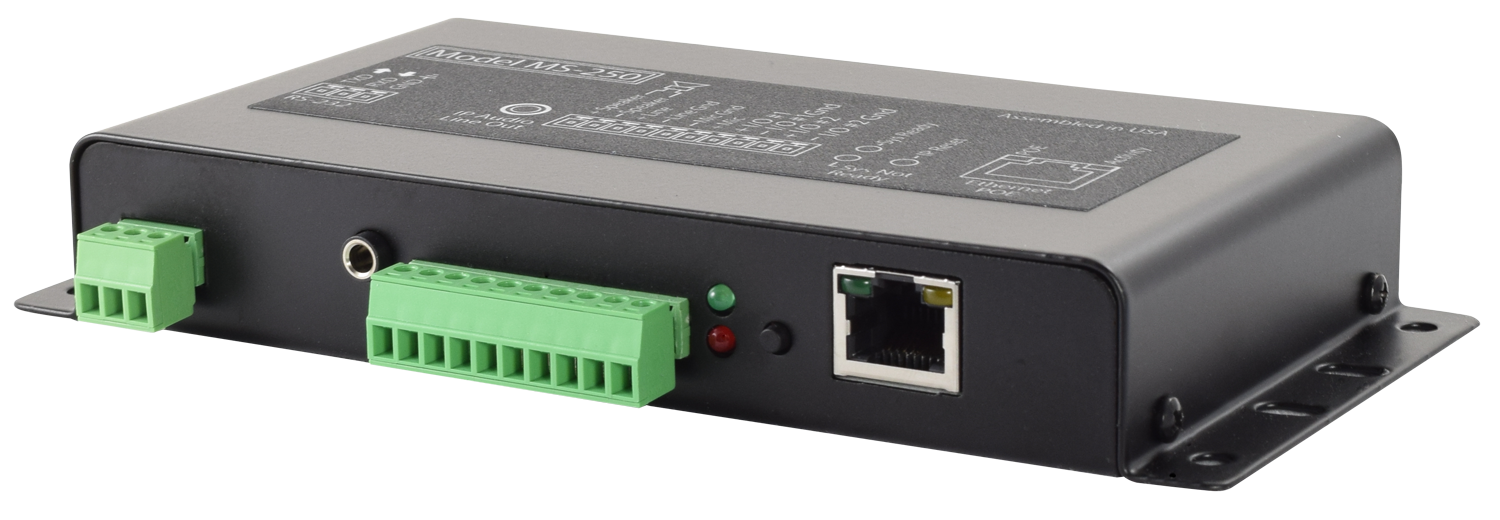 MS-250 Angled View MD MS-250 network interface school safety classroom audio
