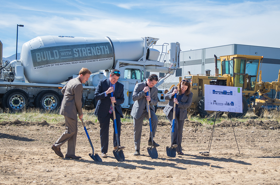 Audio Enhancement West Jordan Groundbreaking with 4 Andersons, owners