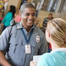 Officer with SAFE Badge